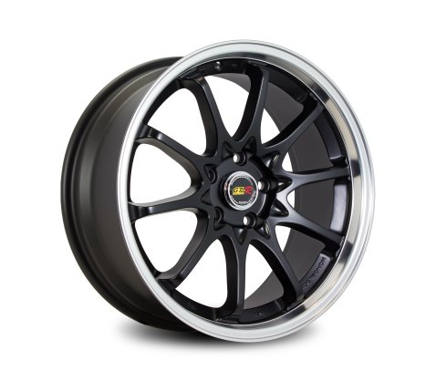 18x8.0 SC Racing 1637 Matt Black Machine Lip