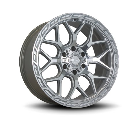 20x9.0 Simmons Rugged R4 Silver Machined