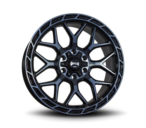 18x9.0 Simmons Rugged R4 Black Tinted