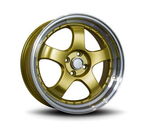 17x7.5 SC Racing DM143 Gold Machine Lip