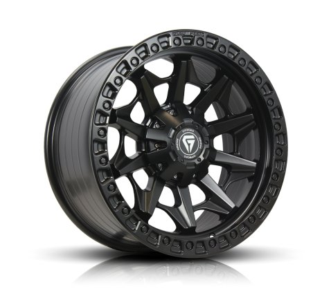 17x8.5 Grudge Offroad F1 Fury Matte Black