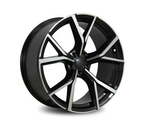 21x9.5 Style 5677 Black Polished